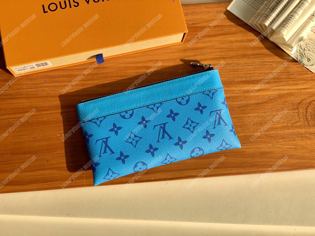 LV Discovery Pochette PM Blue