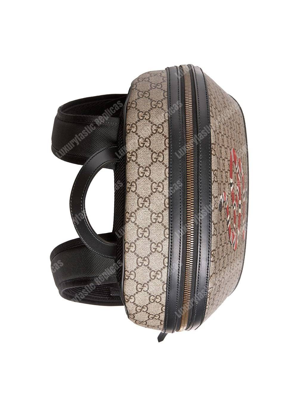 G*u*i kingsnake print gg sup*e backpack