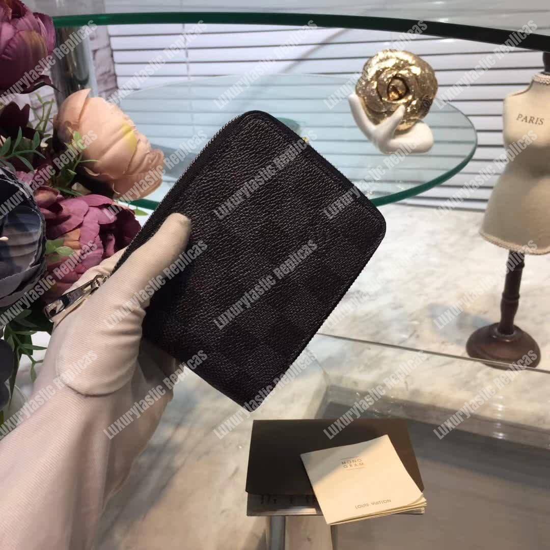 LV Zippy Compact Wallet Damier Graphite Canvas