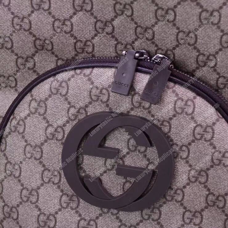 G*u*i gg sup*e interlocking g backpack beige/ebony