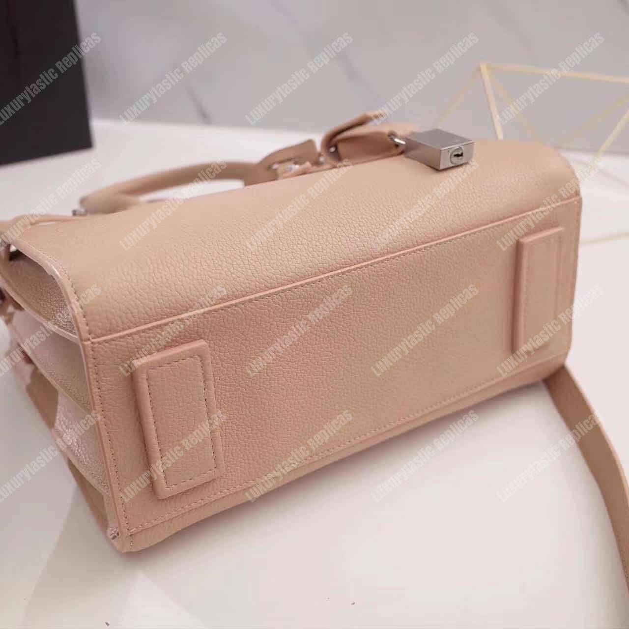 Saint Laurent Sac De Jour Baby Grained Leather Cream