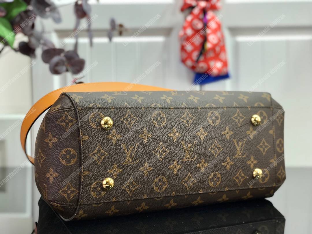 LV Montaigne PM Monogram Braided Handles
