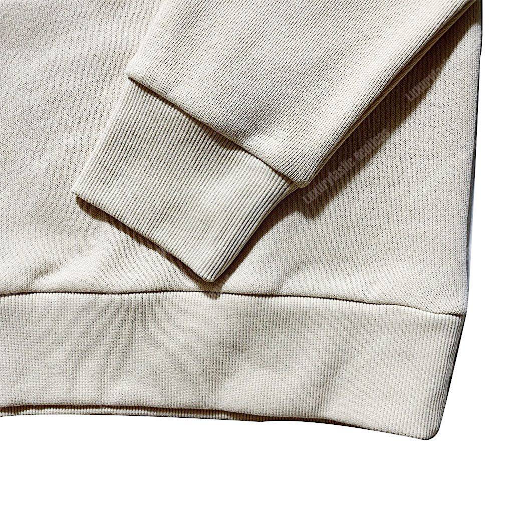 G*u*i oversize sweatshirt with G*u*i logo white