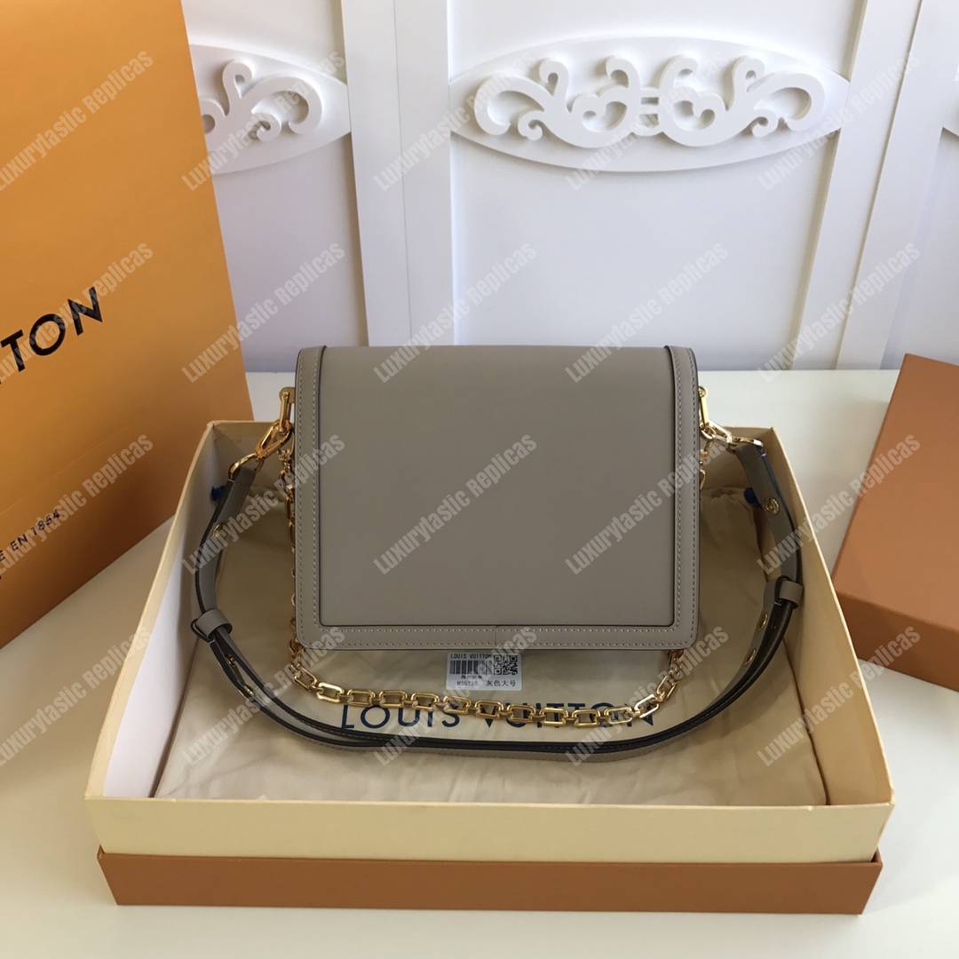 LV Dauphine MM Galet Gray