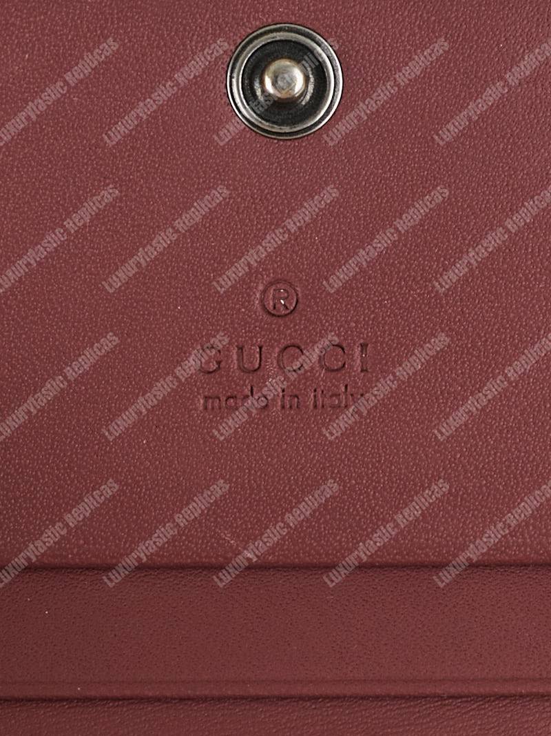 G*u*i gg blooms card case antique rose