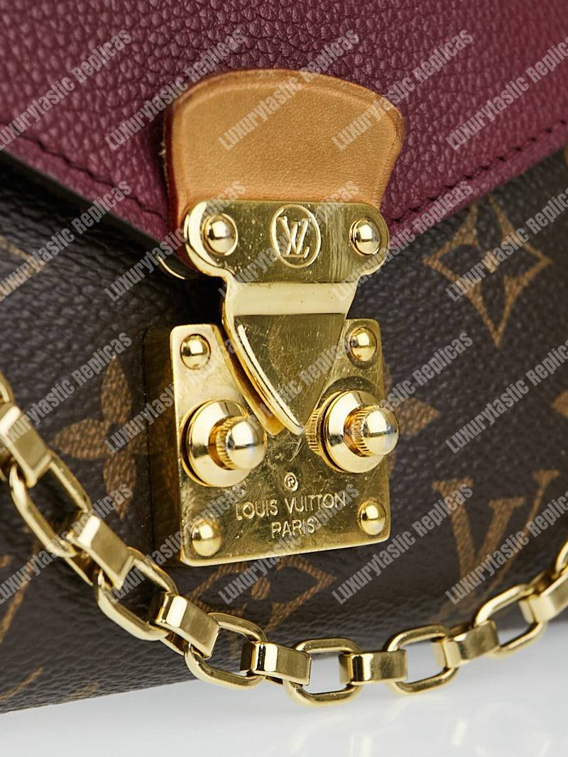 LV Pallas Chain Bag Monogram Aurore