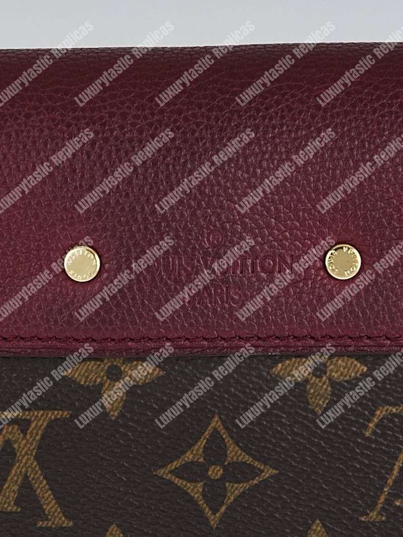 LV Pallas Chain Bag Monogram Aurore