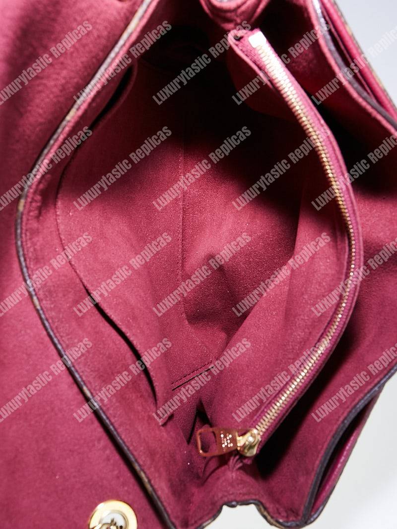 LV Pallas Chain Bag Monogram Aurore