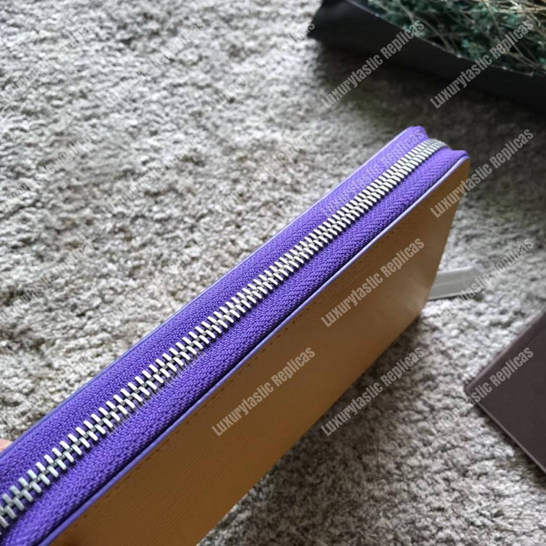 LV Zippy Wallet Epi Leather Citron