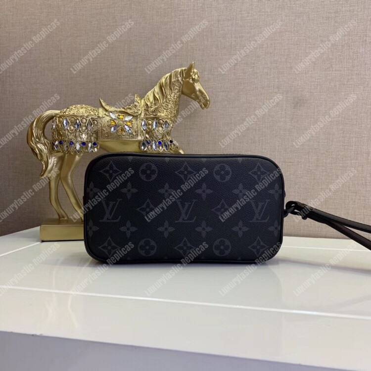 LV Pochette Volga Monogram Eclipse