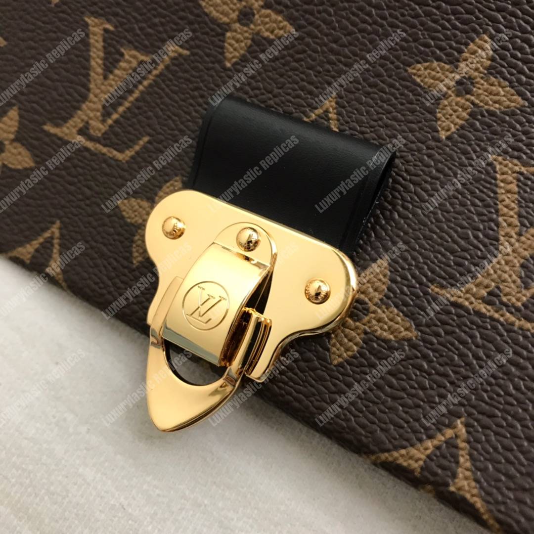 LV Vavin Chain Wallet Monogram Bordeaux Noir