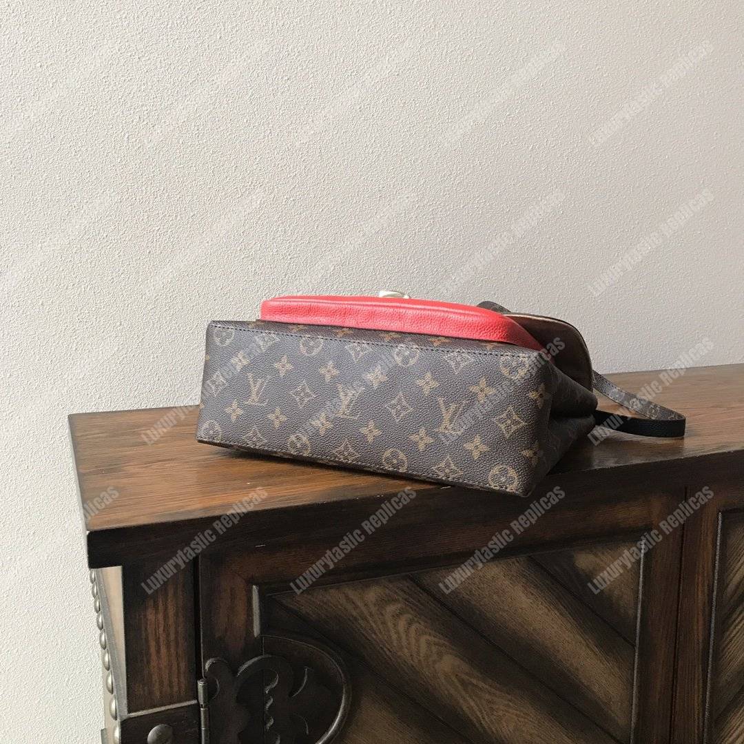 LV Marignan Bag Monogram Coquelicot
