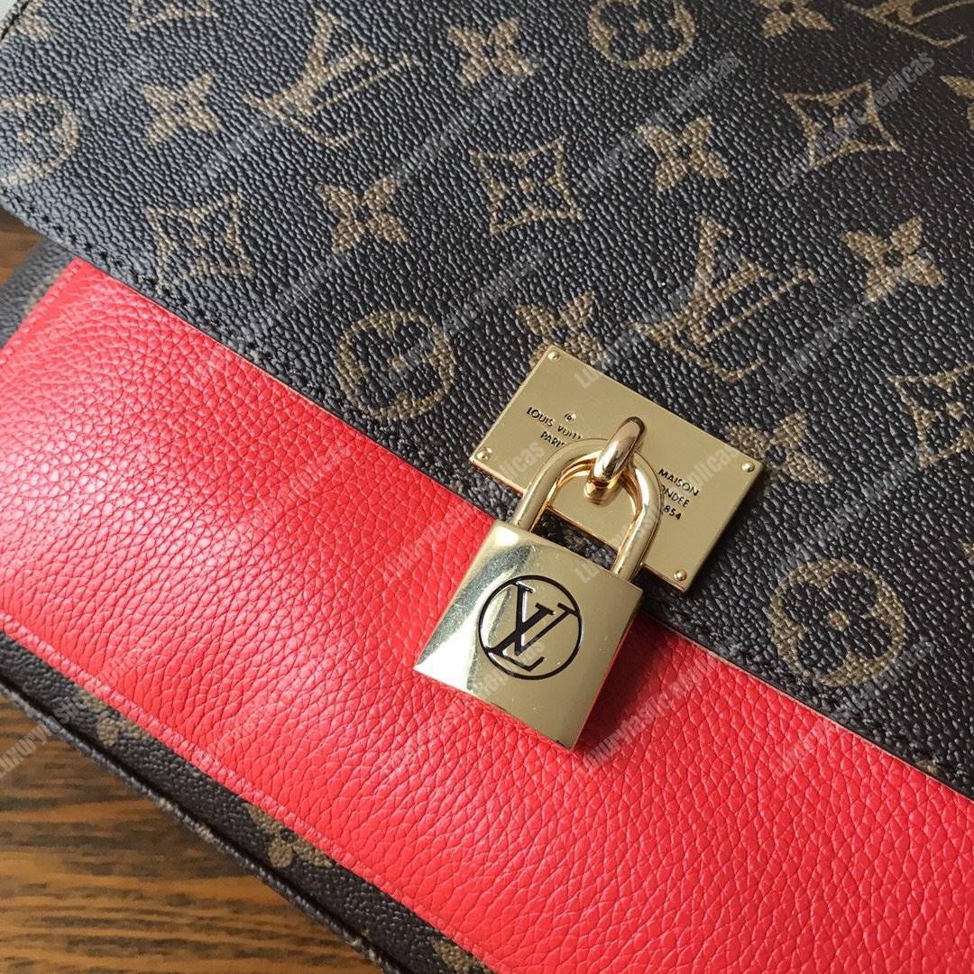 LV Marignan Bag Monogram Coquelicot