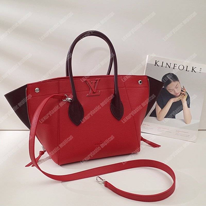 LV Freedom Handbag Rouge