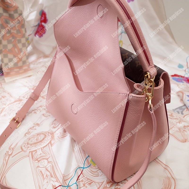 LV Double V Handbag Rose Poudre