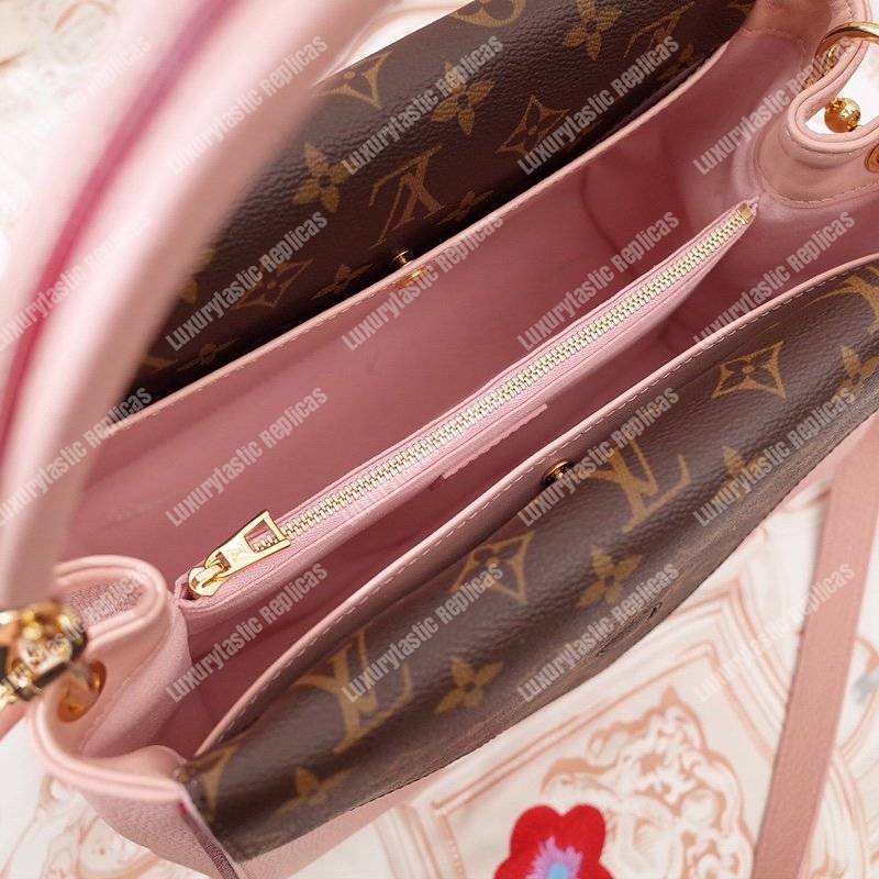LV Double V Handbag Rose Poudre