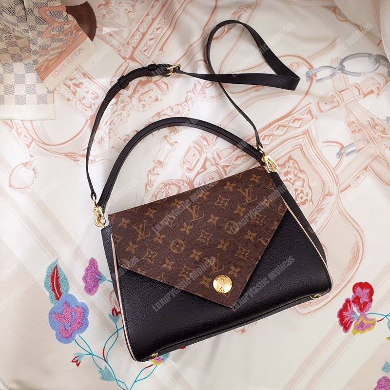 LV Double V Handbag Noir