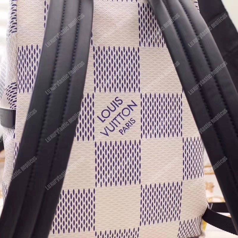 LV Apollo Backpack Damier Azur Canvas