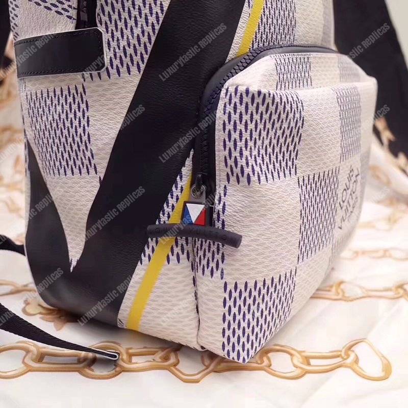 LV Apollo Backpack Damier Azur Canvas