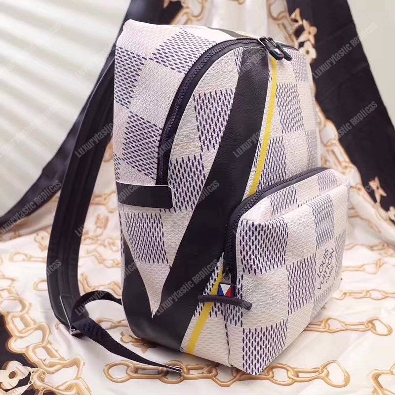 LV Apollo Backpack Damier Azur Canvas