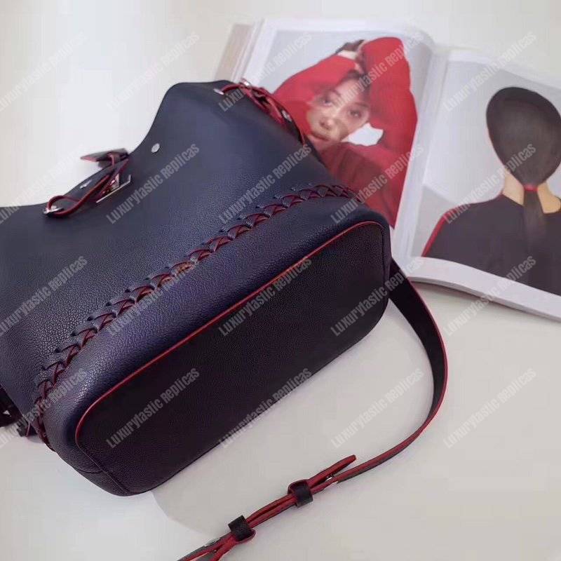 LV Lockme Bucket Marine Rouge