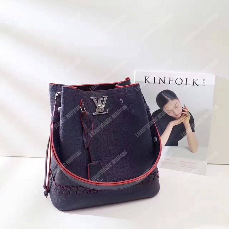 LV Lockme Bucket Marine Rouge