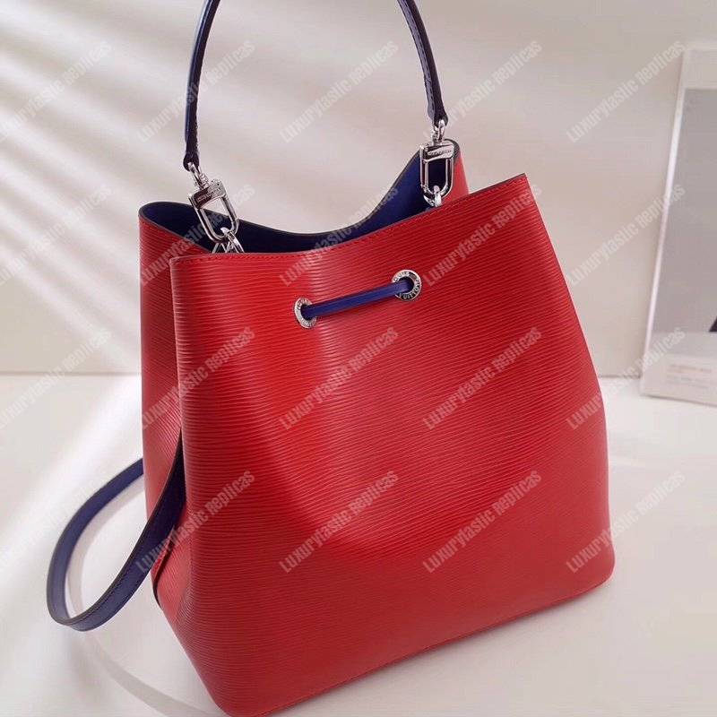 LV NéoNoé Bag Epi Leather Coquelicot Red