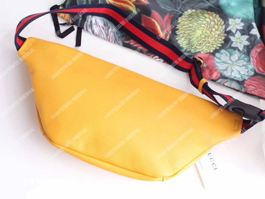 G*u*i coco capitán logo belt bag yellow