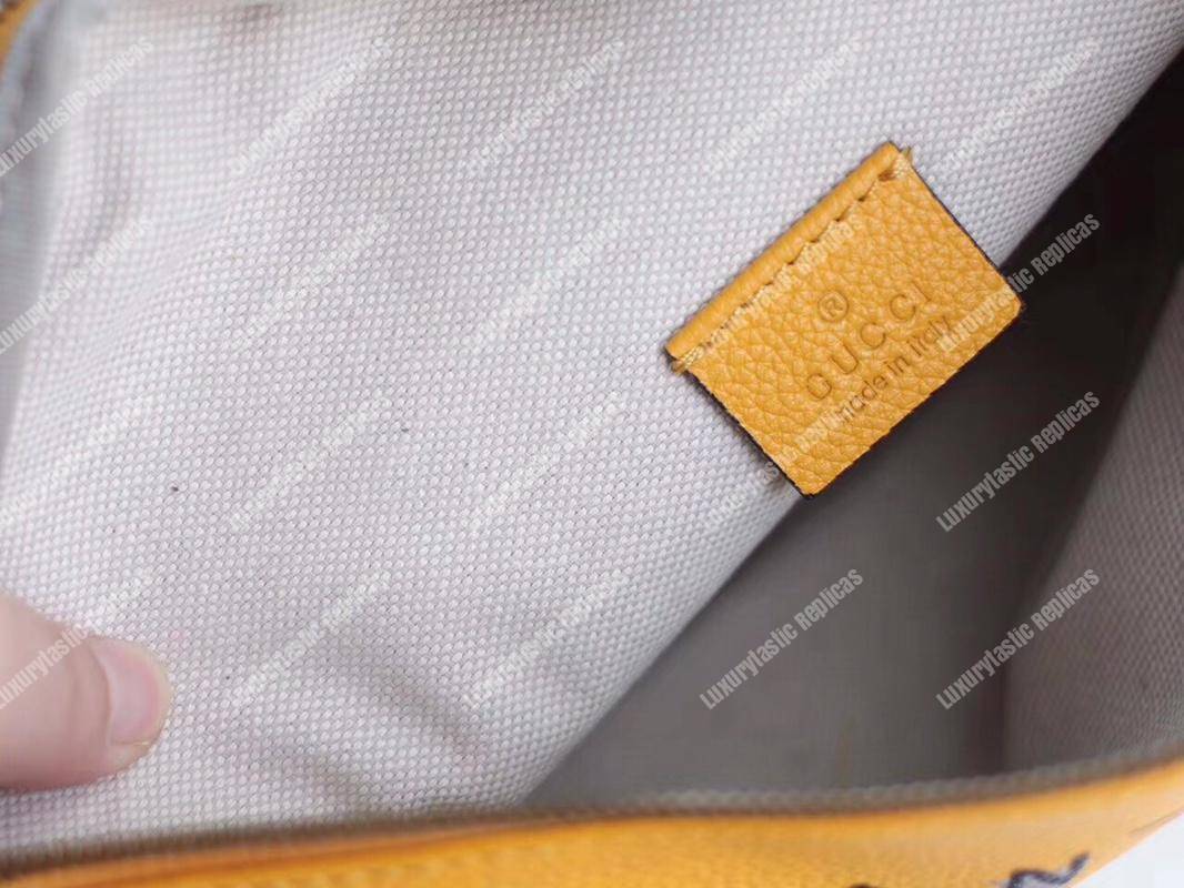 G*u*i coco capitán logo belt bag yellow