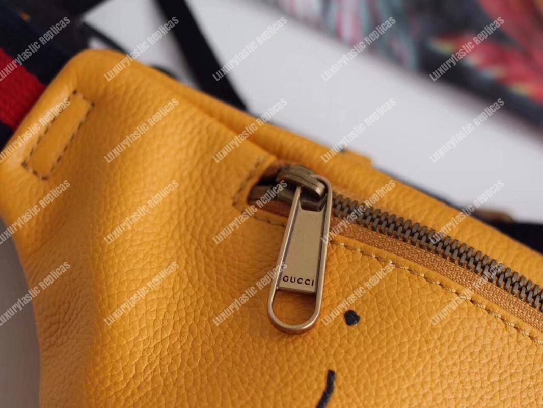 G*u*i coco capitán logo belt bag yellow