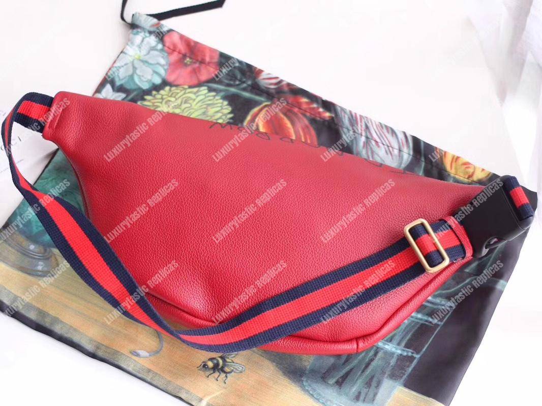 G*u*i coco capitán logo belt bag red