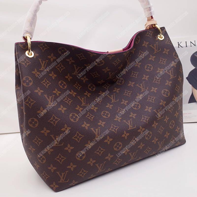 LV Graceful MM Monogram Pivoine