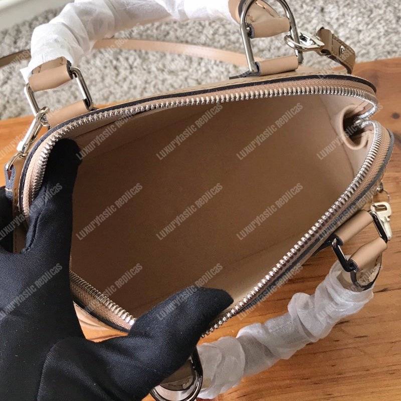 LV Alma BB Epi Leather Beige