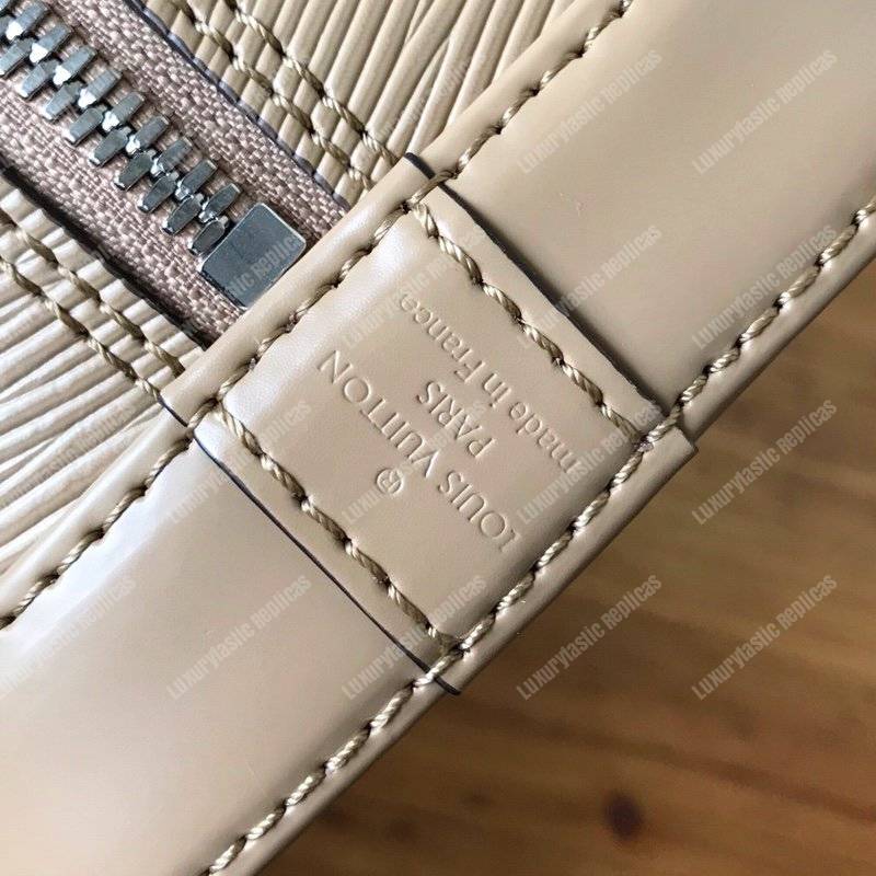 LV Alma BB Epi Leather Beige