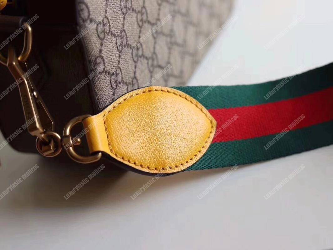 G*u*i gg sup*e messenger bag yellow trims