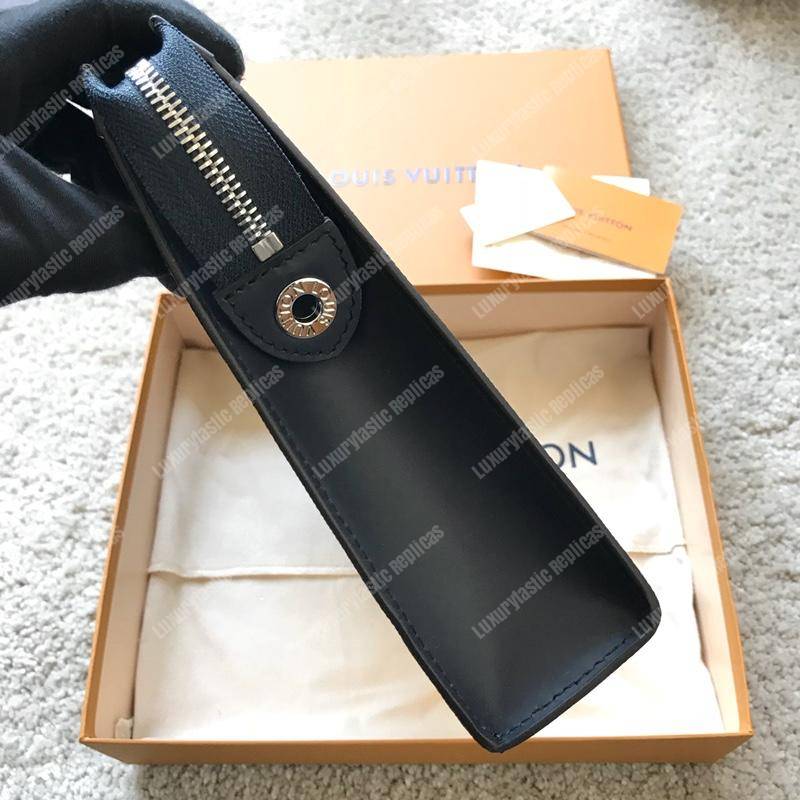 LV Pochette Voyage MM Monogram Blue