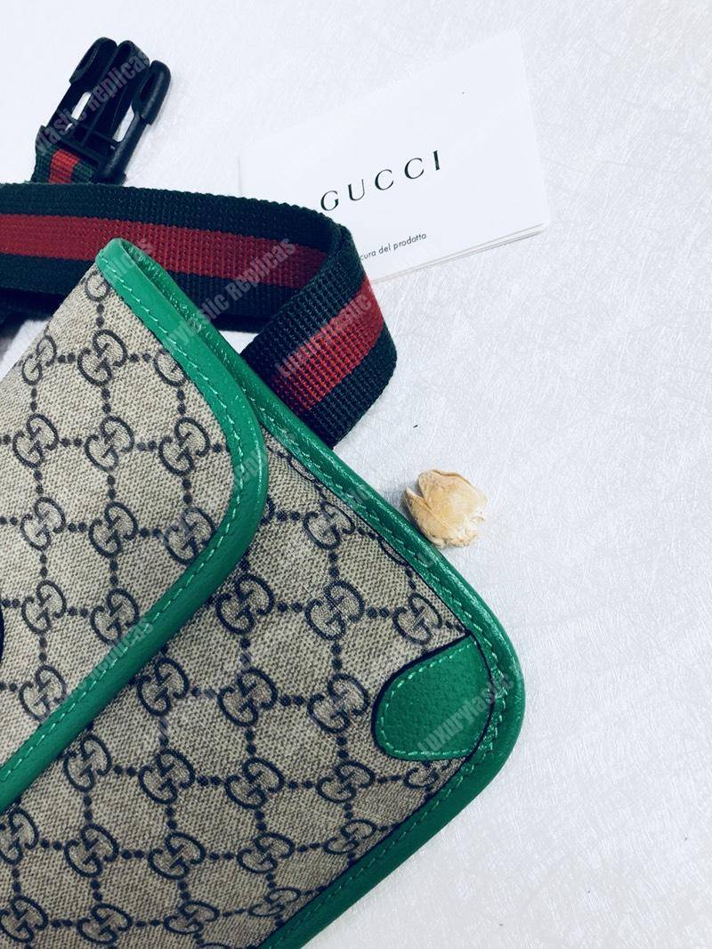 G*u*i gg sup*e belt bag green trims