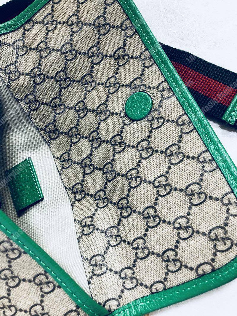 G*u*i gg sup*e belt bag green trims