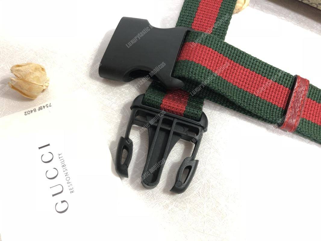 G*u*i gg sup*e belt bag red trims