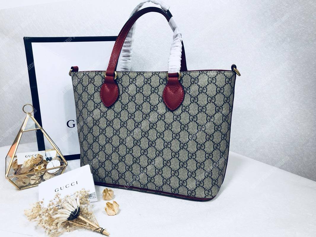 G*u*i pink bosco patch gg sup*e tote bag