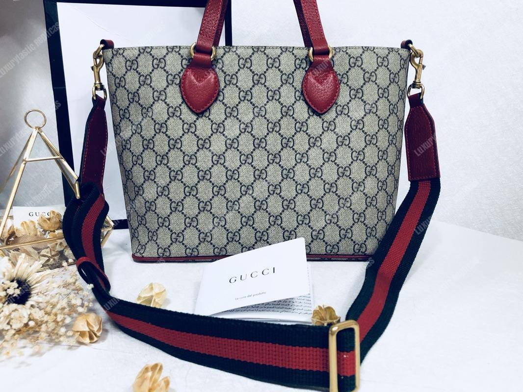 G*u*i pink bosco patch gg sup*e tote bag