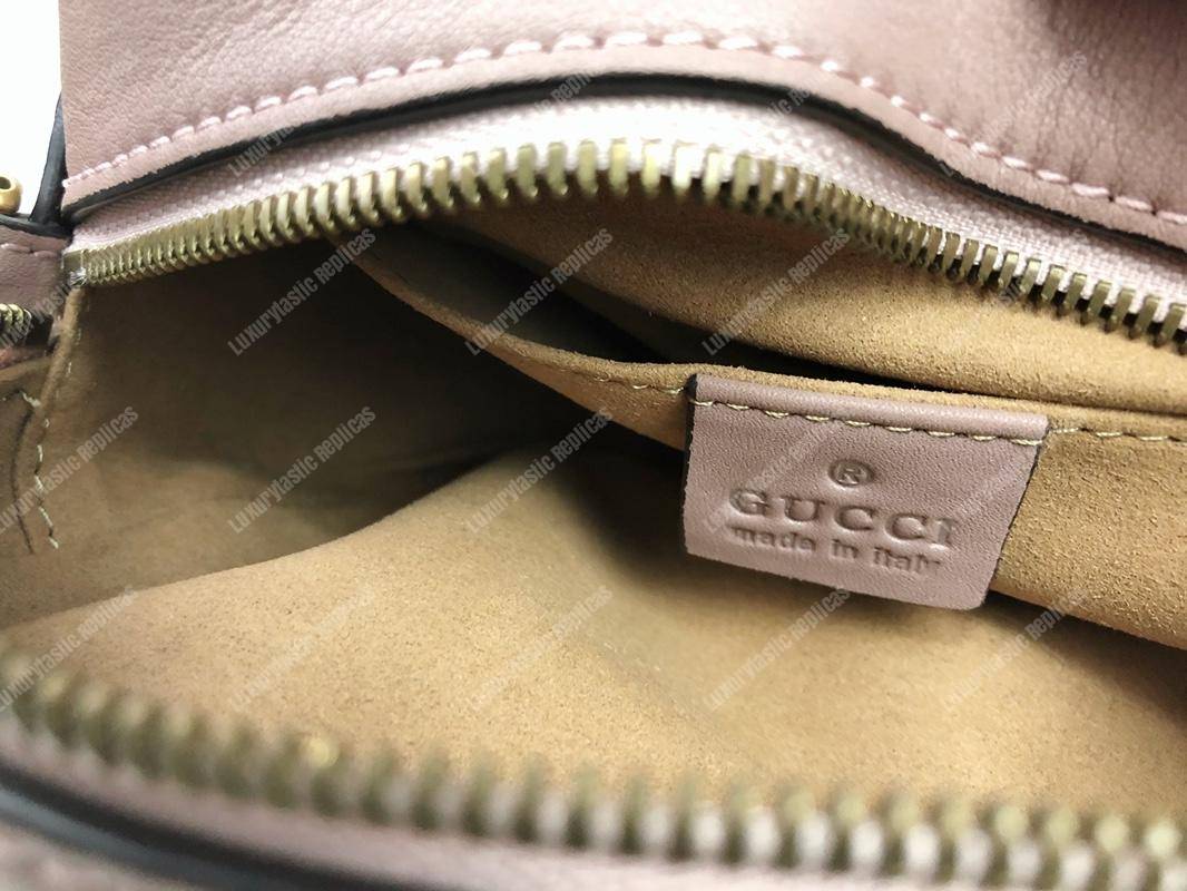 G*u*i gg marmont matelassé mini bag dusty pink