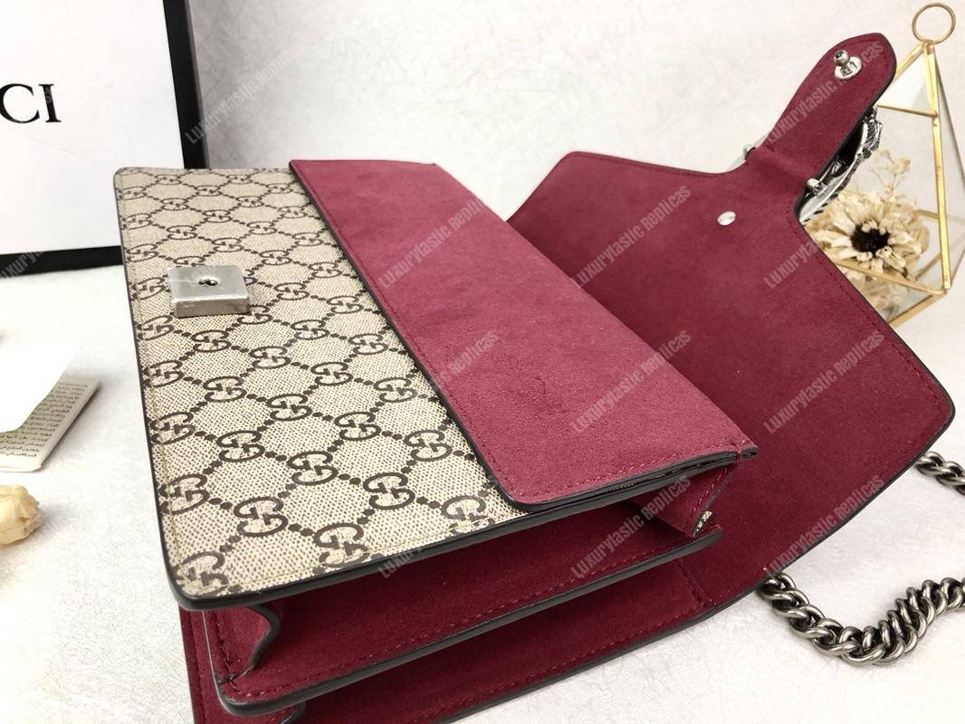 G*u*i dionysus gg sup*e blooms shoulder bag burgundy