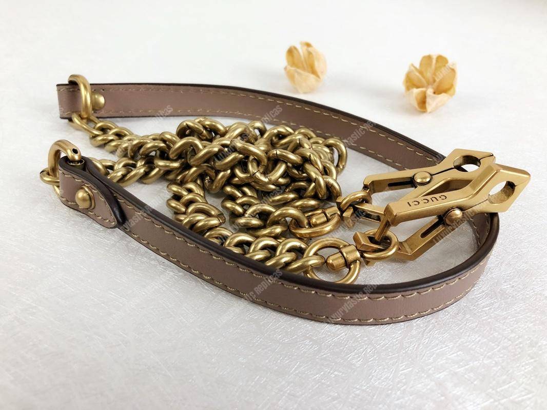 G*u*i gg marmont small top handle bag dusty pink matelasé