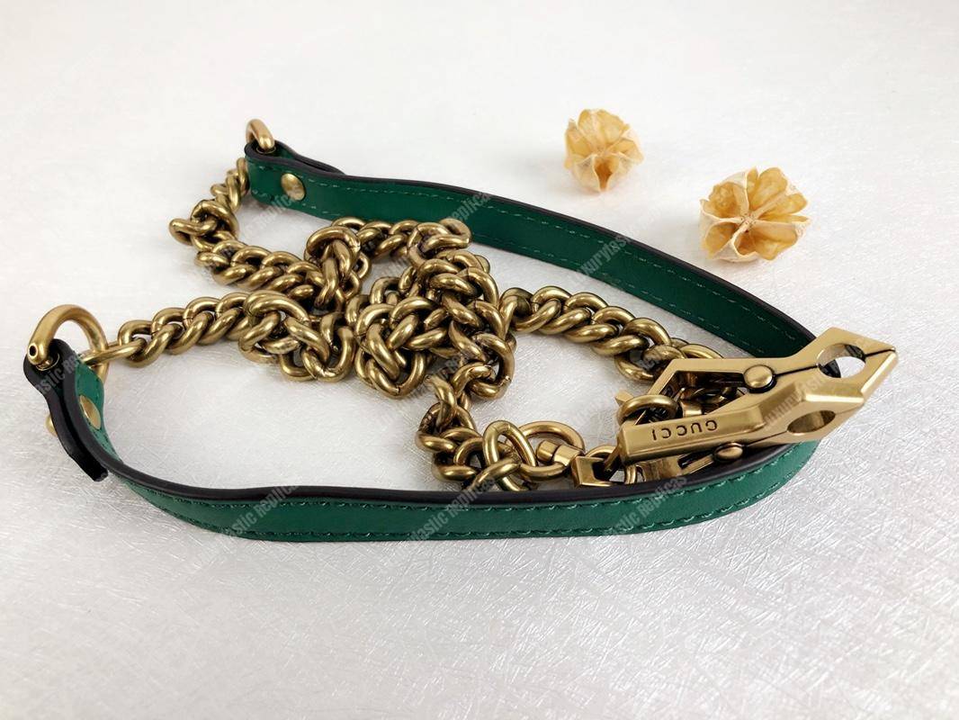 G*u*i gg marmont small top handle bag emerald matelassé