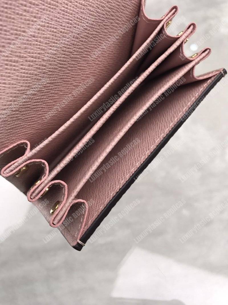 LV Sarah Multicartes Rose Ballerine Pink