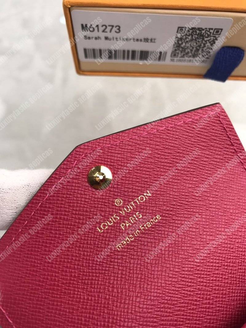 LV Sarah Multicartes Fuchsia
