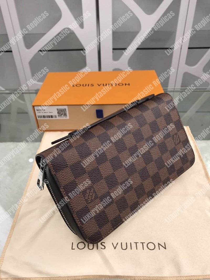 LV Zippy Wallet XL Wallet Damier Ebene