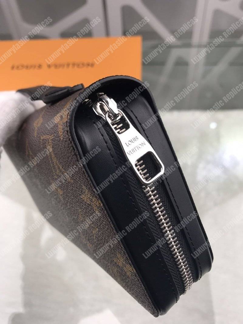 LV Zippy XL Wallet Monogram Macassar Canvas