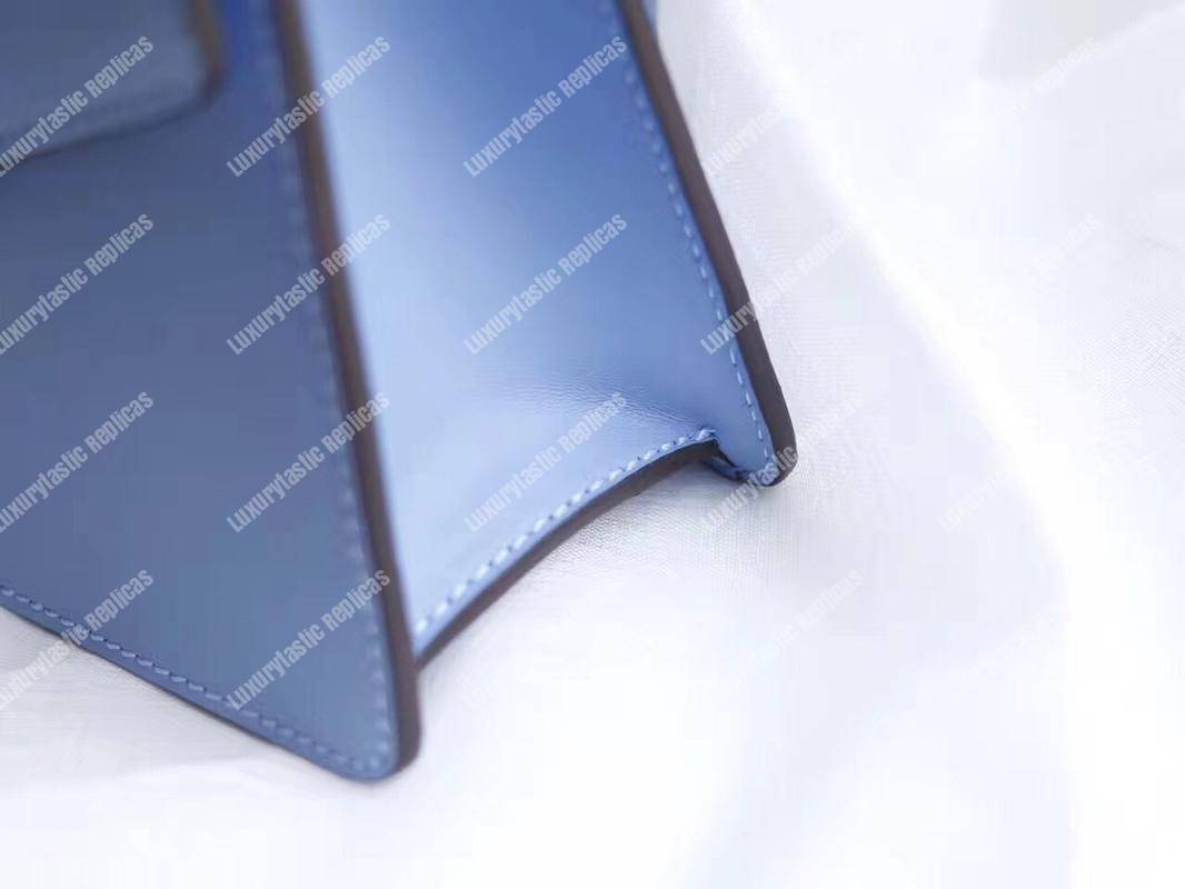 G*u*i sylvie leather mini bag light blue